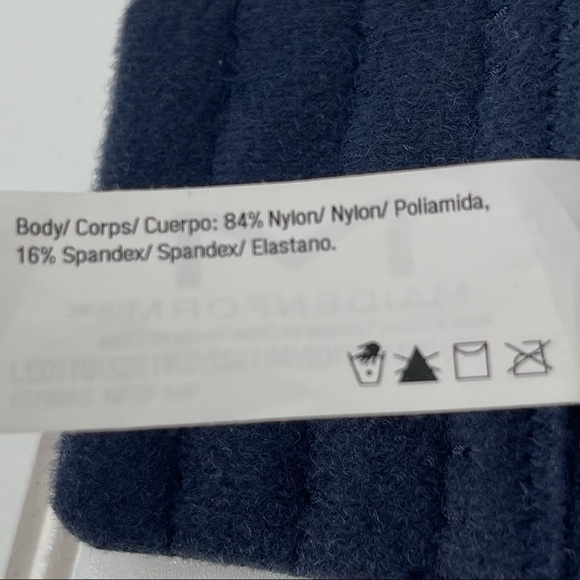 NWT Maidenform Navy Blue Sexy Lace Push-Up 5 Ways to Wear Bra 34D - Picture 9 of 9